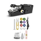 1set Handheld Mini Sewing Machine Stitch Electric Compact Tool W  Accessories