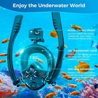 0 5l 3 5 Cu Ft   Lung Tank With Snorkeling Mask  for Size L xl  Breath 6-10mins