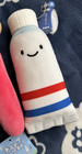 Cute Tooth Plush Keychain Cartoon Toothbrush Toothpaste Stuffed Toy Kids Gift