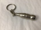 Vintage Metal  Coca Cola Coke Bottle Soda Pop Silver Metal Keychain  r3-13 