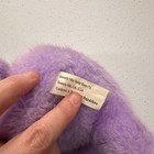 Vintage Beverly Hills Teddy Bear Purple Plush Bunny Stuffed Animal Bow Easter A