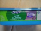 Swiffer Wet Cloths Disposable Wet Mopping Pads Lavender Vanilla 24 Count