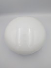 Vintage 11  Mcm White Opaline Onion Glass Lamp Shade  Hand Made Floating Globe