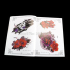Tattoo Book Woman Flower Tattoo Flash Manuscript Sketch Book Magazine Body Art