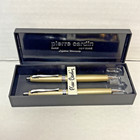 Pierre Cardin Gold Silver Pen And Mechanical Pencil Set Gift Box
