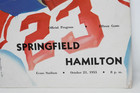 Springfield Oh Wildcats Vs Hamilton Big Blue Football Program 1955 Evans Stadium