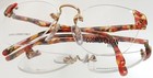 Vintage Cosmopolitan Cosmo 428  Eyeglasses Red Marine New Rimless 53-19-135