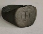 Wearable Ancient Byzantine Bronze Ring Depicting A Cross  1300-1400 Ad