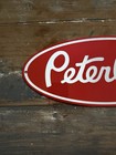 Peter Built Sign Logo Red Semi-truck 18 Wheeler Performance Hauler Road Decal