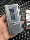 Sony M-570v Microcassette Corder Voice Recorder With 3 New Tapes Parts repair