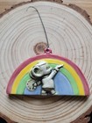 Alberta Vintage Ceramic Mold Hand Painted Mouse Christmas Ornaments
