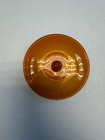 10 Pack- Hand Spun Glass Rondel For Stained Glass 4 Inch Amber Glass