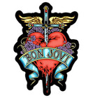 Bon Jovi Heart Dagger Sticker