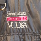 Seagram s Imported Vodka Mvp  Sport Men s L Black  Jacket Vintage Logo branding