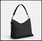 Coach Cr148 Laurel Shoulder Bag Soft Pebble Leather Black Outlet New