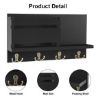 Key And Mail Holder For Wall Decorative - Rustic Mail Organizer Wall Mount  W   