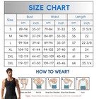 Mens 3 Pack Body Shaper Slimming Tummy Vest Compression Shirt Tank Top Shapewear
