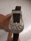 Vintage 1950 s Or 60 s-    hubley Perhaps  Leather Look Holster For Cap Pistol