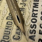 Howard Hunt 22 Round Pointed Extra Fine Dip Pen Nib Vtg Hand Grind Nos Flexible