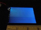 Blue Led Back Light Electroluminescent Panel 3vdc 74 X 51mm 2-wire  E22