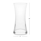 Clear Glass Floral Vase With Sydney Pattern 8 Inch Home Decor