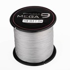 Mega 9 Strands 100m-2000m Gray Pe Dynema Round Braided Fishing Line 15lb-310lb
