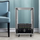 16u Cabinet Portable Rolling Network Server Rack W  Wheels For Ktv Conference