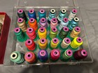 Lot Of 61 Rolls Of Embroidery Thread 27 Brand New 34 Used