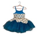 Revolution Dance Costume Girls Size Xlc Dark Teal Green Ballet Pageant