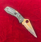Vintage 1999 Spyderco C11sbk Delica 3 Folding Knife Ats-55 Japan