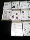 Lot Of  13 Stampin Up Stamps Sets Scrapbook cardmaking Mostly New