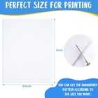 12pcs Water Soluble Embroidery Paper  8 5 x11  Stick And Stitch Embroidery Tr   