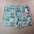 Nwt Caribbean Swim Shorts Trunks Men s 3xb Lined Tropical Floral Island Palm Sea