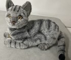 Dakin Plush Classique American Shorthair Gray Cat Vintage Stuffy Lifesize -mint 