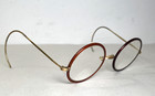 Antique 1 10 12k Gold Filled Round Bifocal Glasses W  Original Case