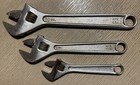 Vintage Proto  3 Piece Adjustable Wrench Set 6    8    10    -usa -706 708 710