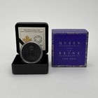 2022  20 Queen Elizabeth s Royal Cypher With Rhodium Plating - Fine Silver Coin