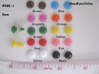 20 Pair 8mm Safety Eyes No Pupil  Doll  Teddy Bear  Sew Crochet Rbe-1