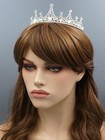 Princess Crystal Rhinestone Tiaras Crowns Silver Wedding Bridal Headband 00271