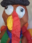 Gemmy Airblown Inflatable Turkey With Hat 3 5 Ft Thanksgiving L2