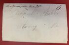 U s   1831 Stampless Cover folded Letter  Sent From Readfield To Strong  Maine