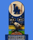 Los Angeles Dodgers Hand Crafted 3d Wooden Diorama Cartooning Wall Decor Artwork