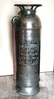 Badger s Fire Extinguisher  Empty  Nickel Plated Copper   Brass  C  1903