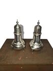 Sterling Silver Reproduction George Ii Salt Pepper Shakers By Frank Whiting