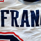 Vtg New England Patriots Game Jersey Justin Francis Team Issued Nike Rutgers