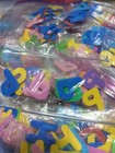 Tote Of Foam Letters   Numbers - A To Z   0 To 9 - About 1 5  Tall Each