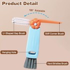 3 In 1 Cup Lid Cleaning Brush  3 Pack Multifunctional Crevice Gap Cleaner Brush