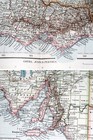 1905 Antique Map Of South   Southeastern Australia   New South Wales Victoria 