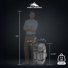 High Sierra 22 Inch Drop Bottom Wheeled Duffel Bag W handle  Mercury  open Box 