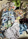 Cloth Diaper Lot Baby Goal One Size Twinkie Tush Starwars 18 Mon Iplay Swim Read